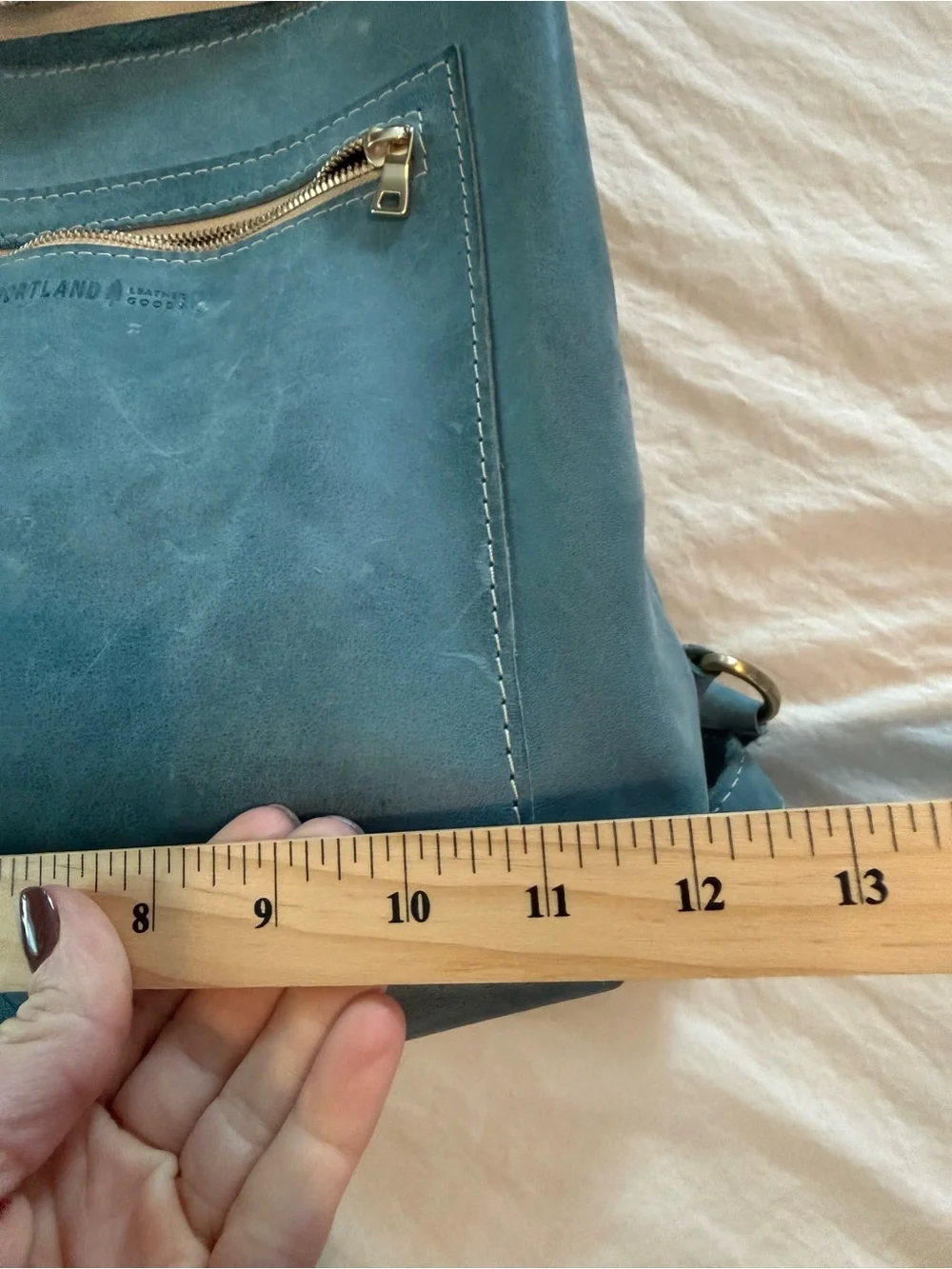 Portland Leather Leather Backpack EUC 0895